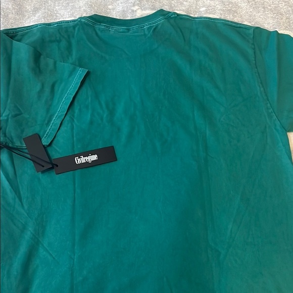 Civil Regime Green Short Sleeve Crew Neck Tee - Picture 7 of 10